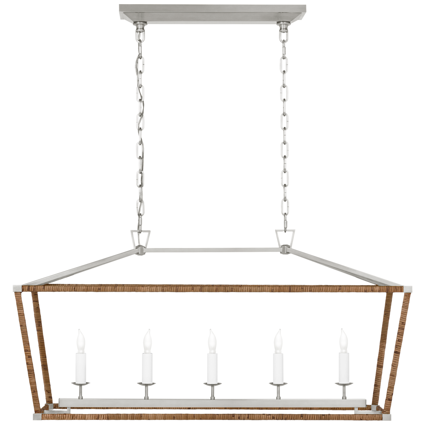 Darlana Rattan Wrapped Linear Lantern