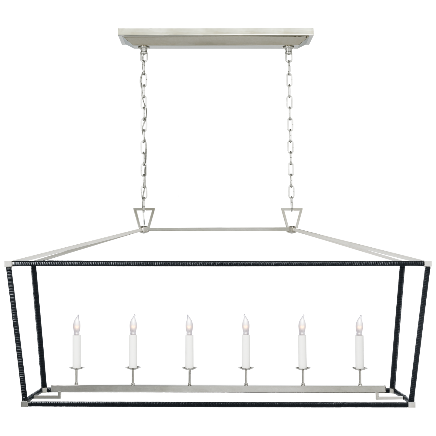 Darlana Large Rattan Wrapped Linear Lantern