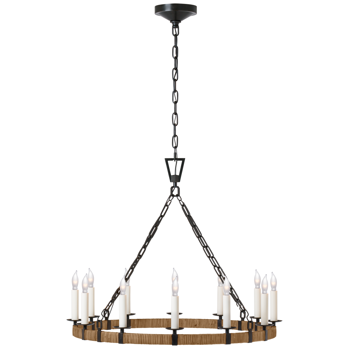 Darlana Medium Wrapped Ring Chandelier