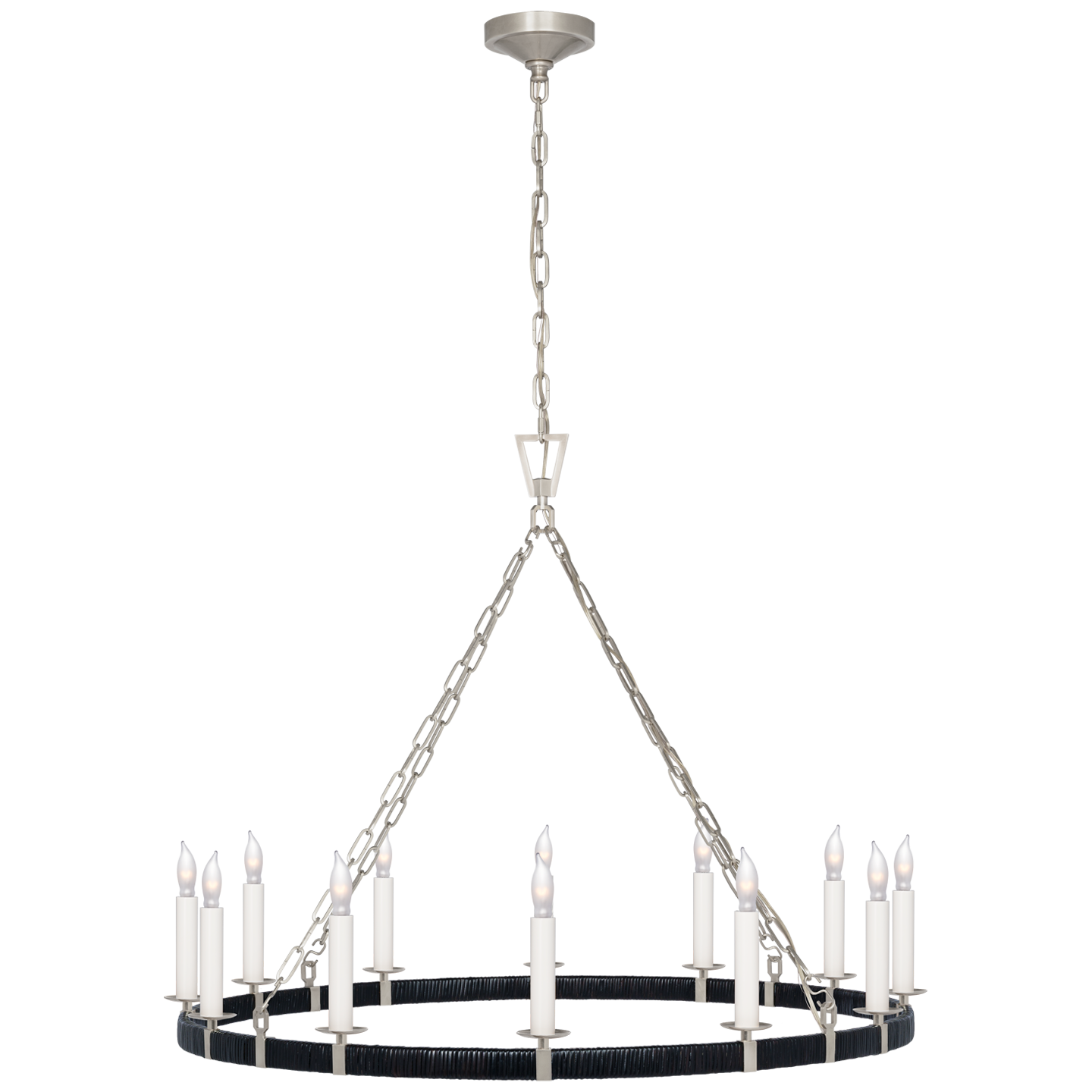 Darlana Large Wrapped Ring Chandelier