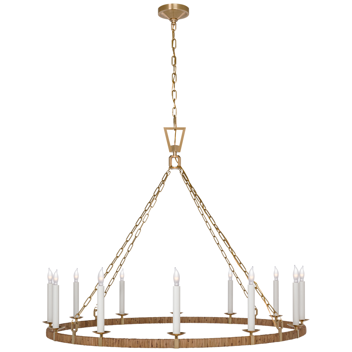 Darlana XL Wrapped Ring Chandelier