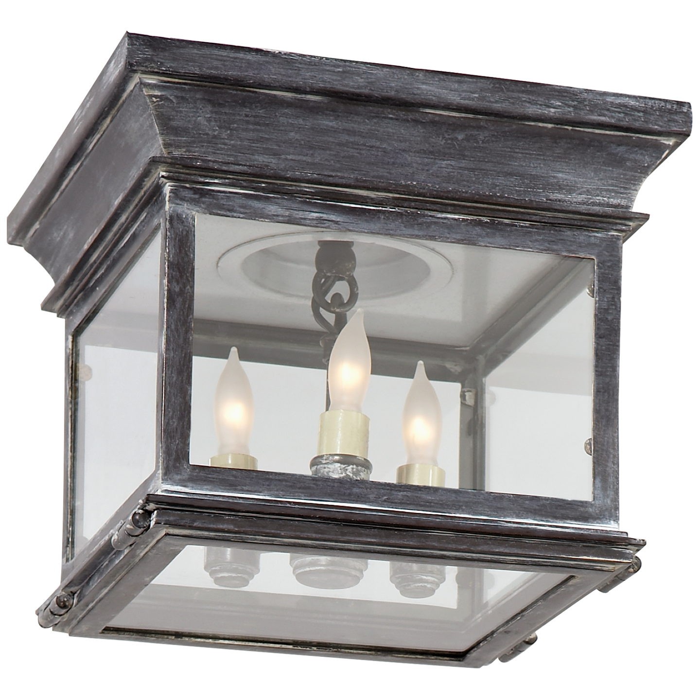 Club Small Square Flush Mount