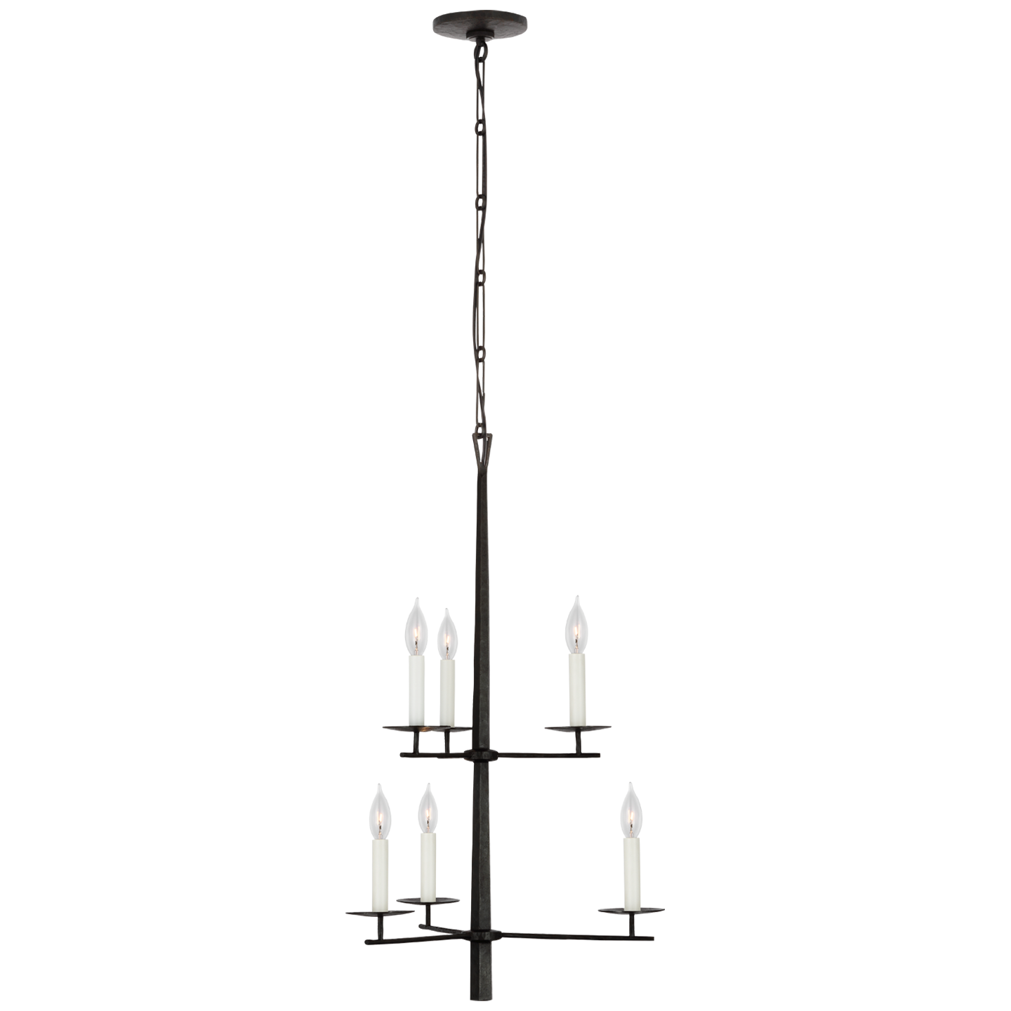 Arnav Small Two-Tier Entry Chandelier