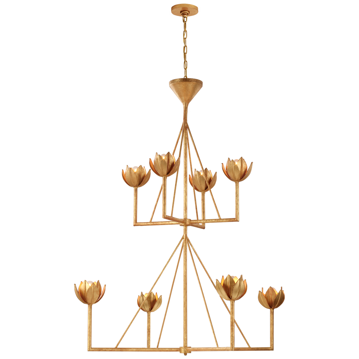 Alberto Large Two Tier Chandelier