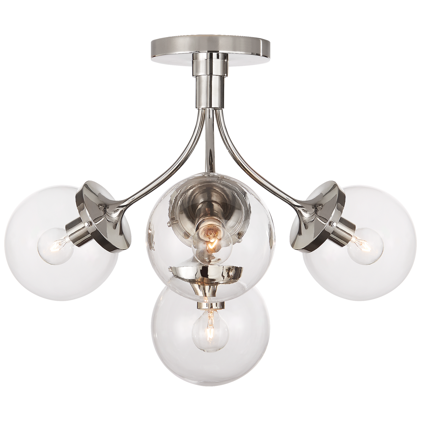 Prescott Medium Semi-Flush Mount