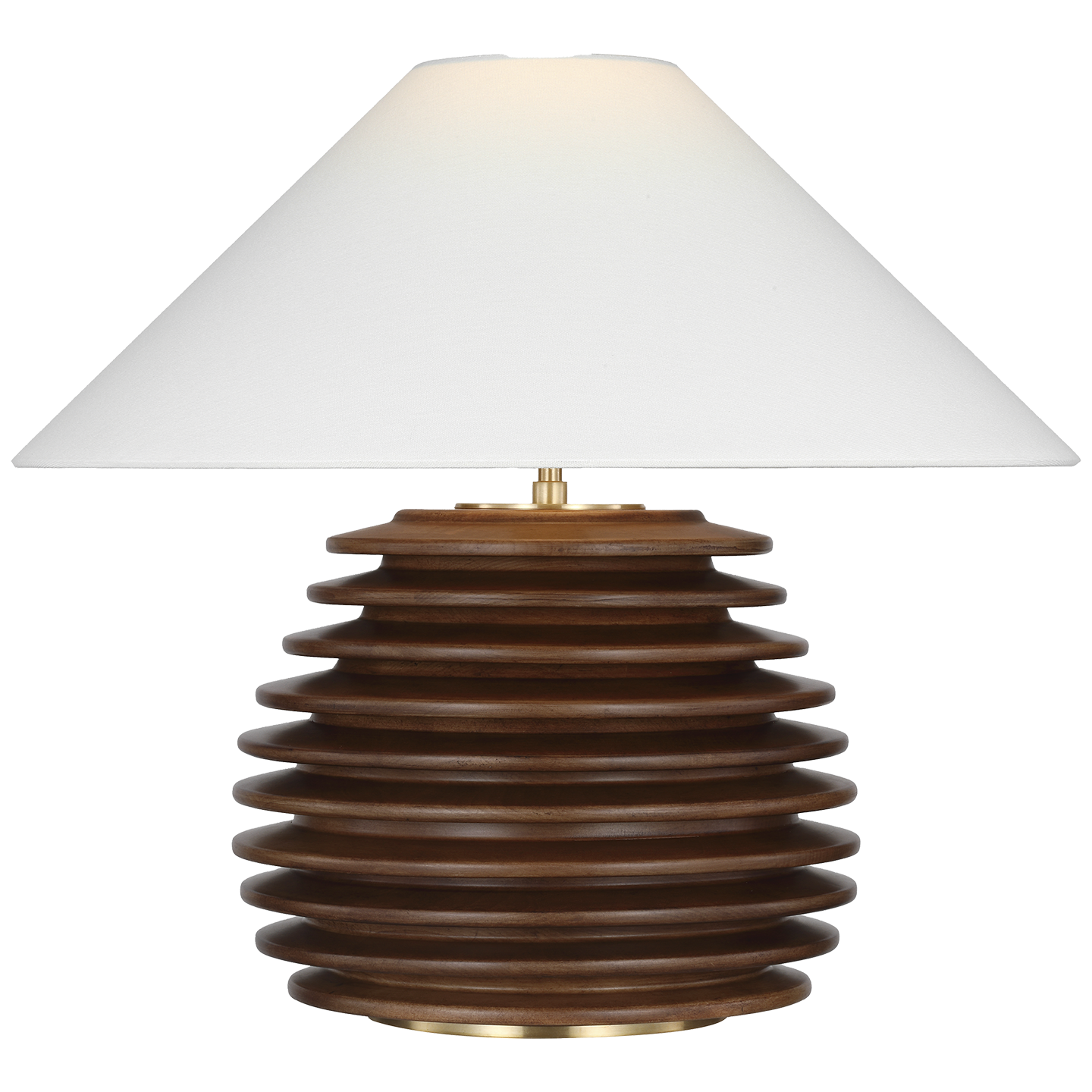 Crenelle 20" Stacked Table Lamp