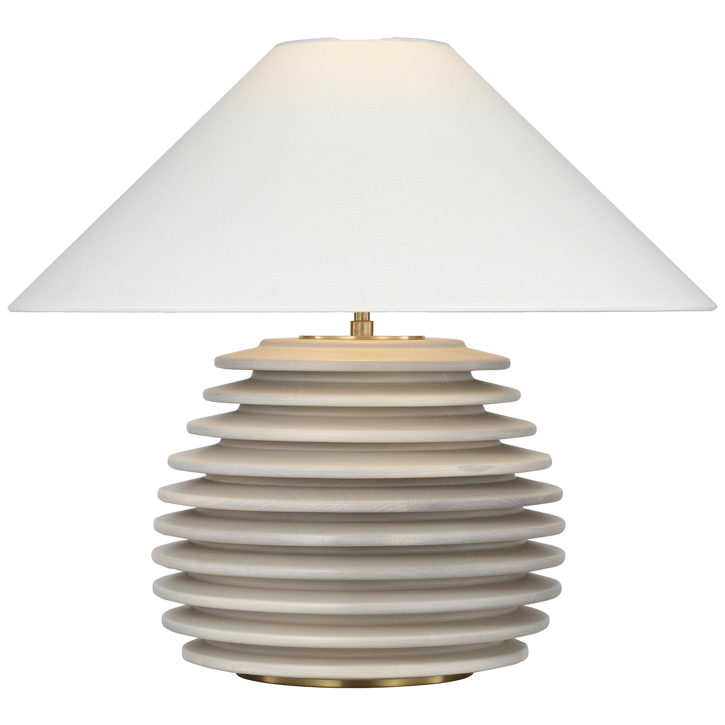 Crenelle 20" Stacked Table Lamp