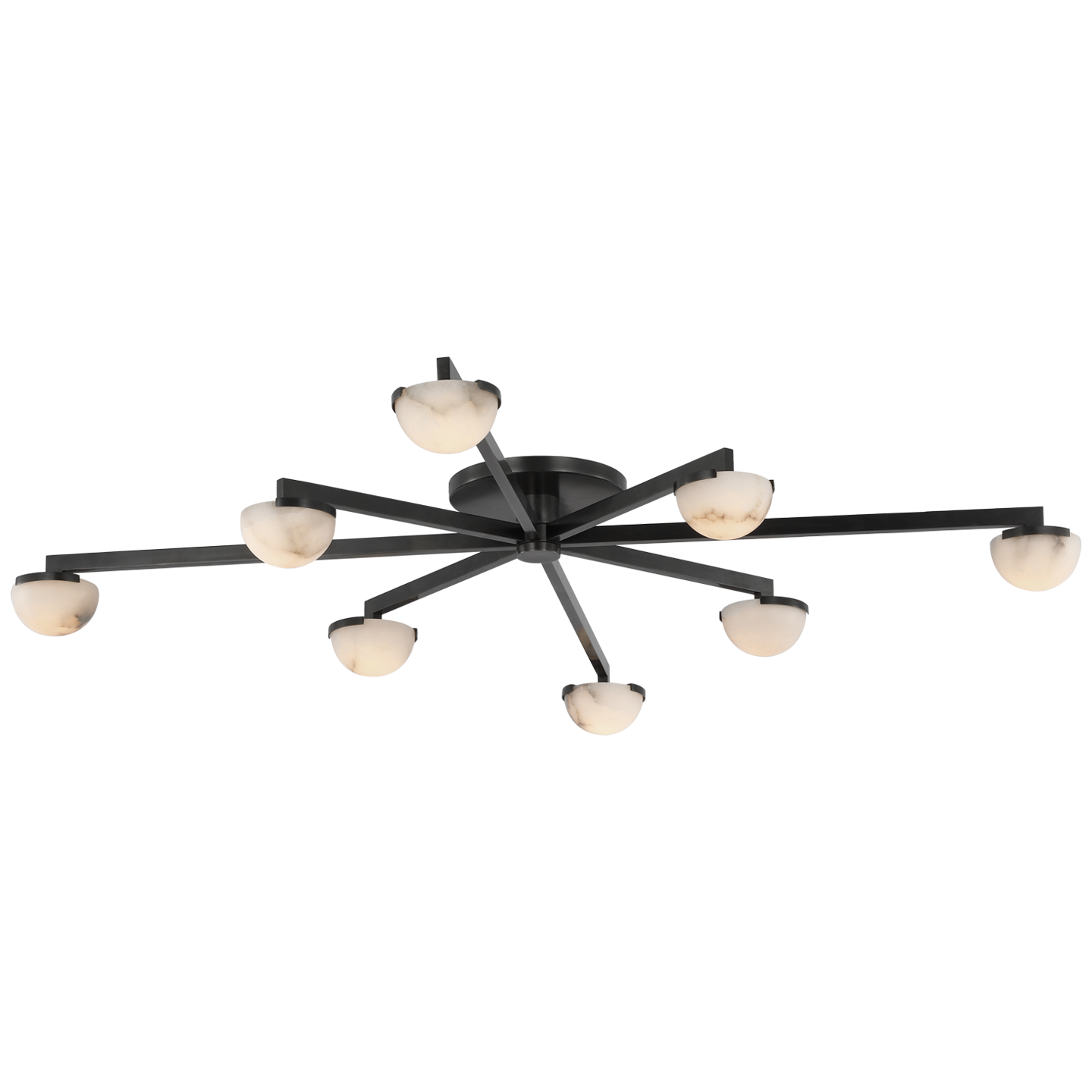 Pedra Staggered Arm Flush Mount