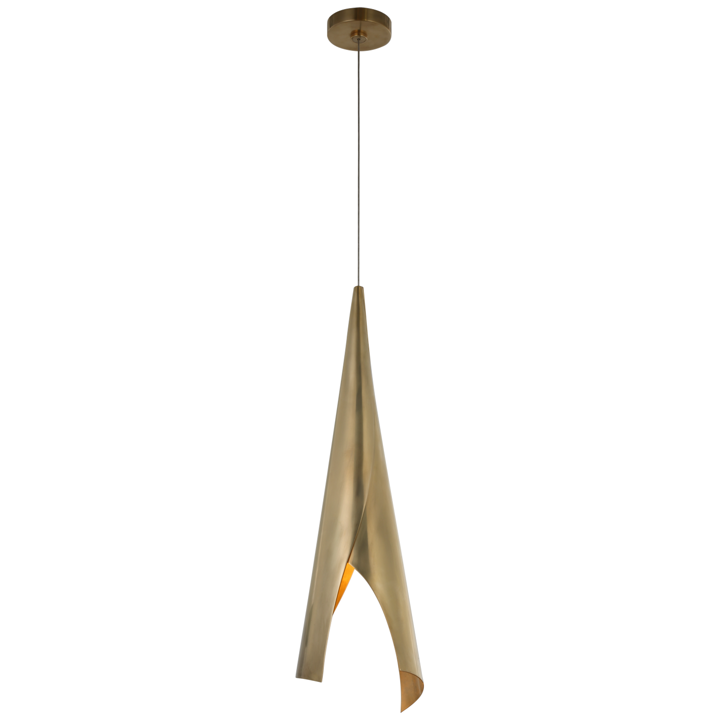 Piel Medium Wrapped Pendant