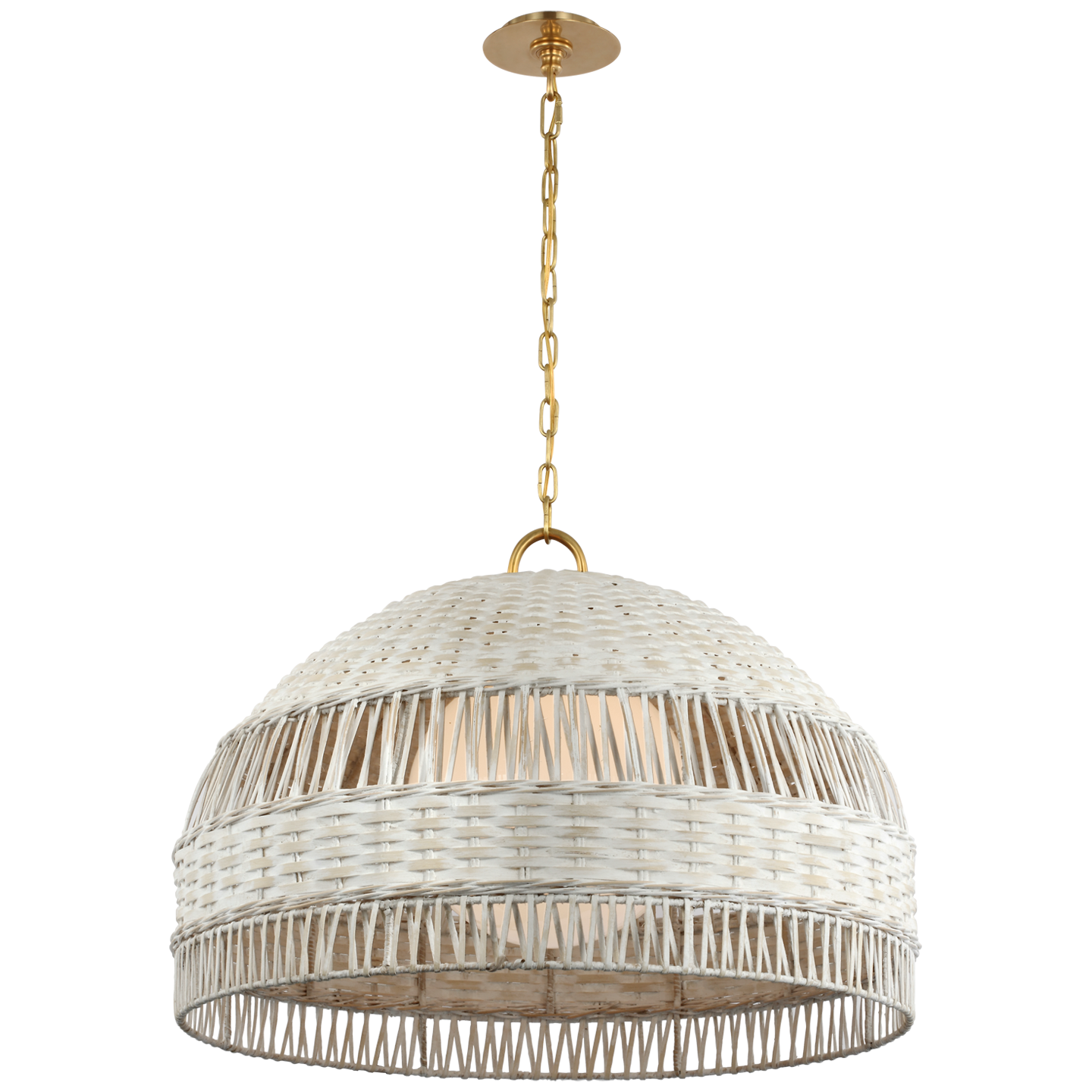 Whit Extra Large Dome Hanging Shade