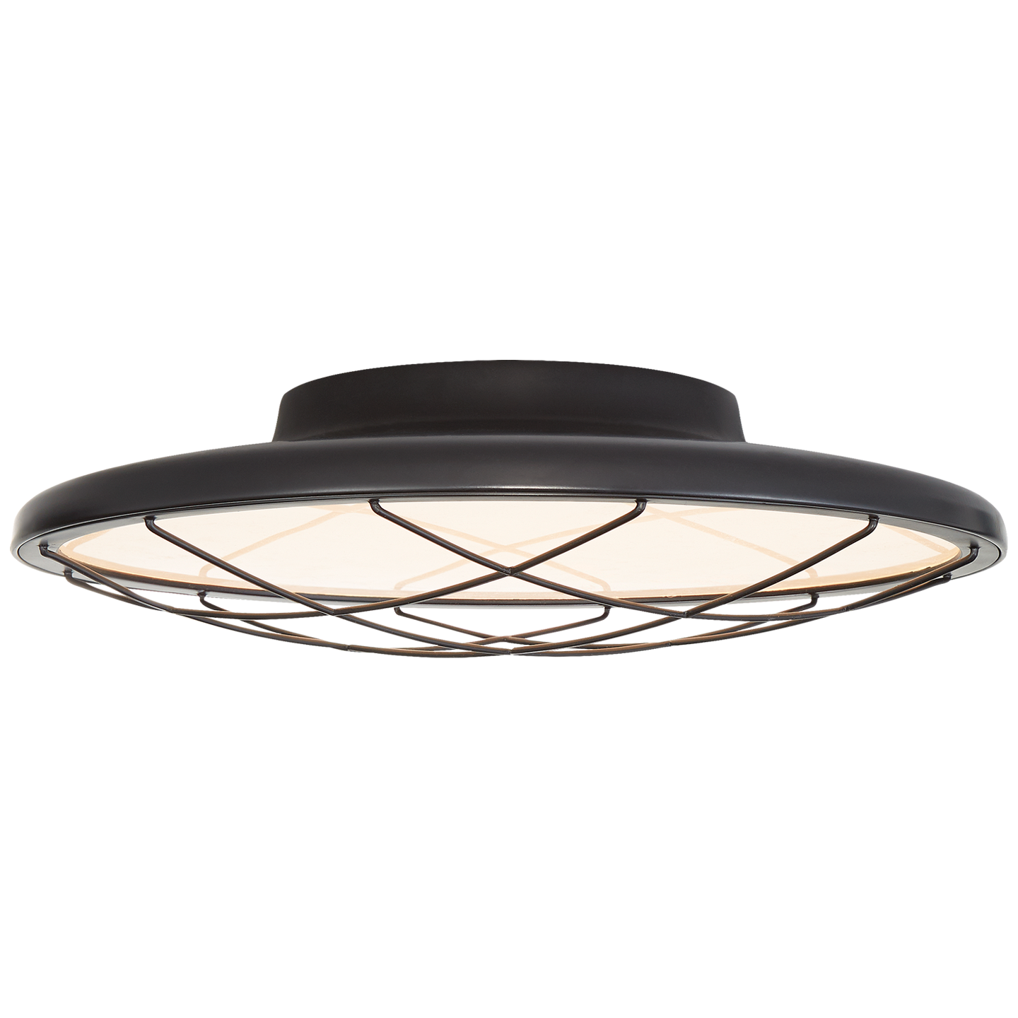 Dot 13" Caged Flush Mount