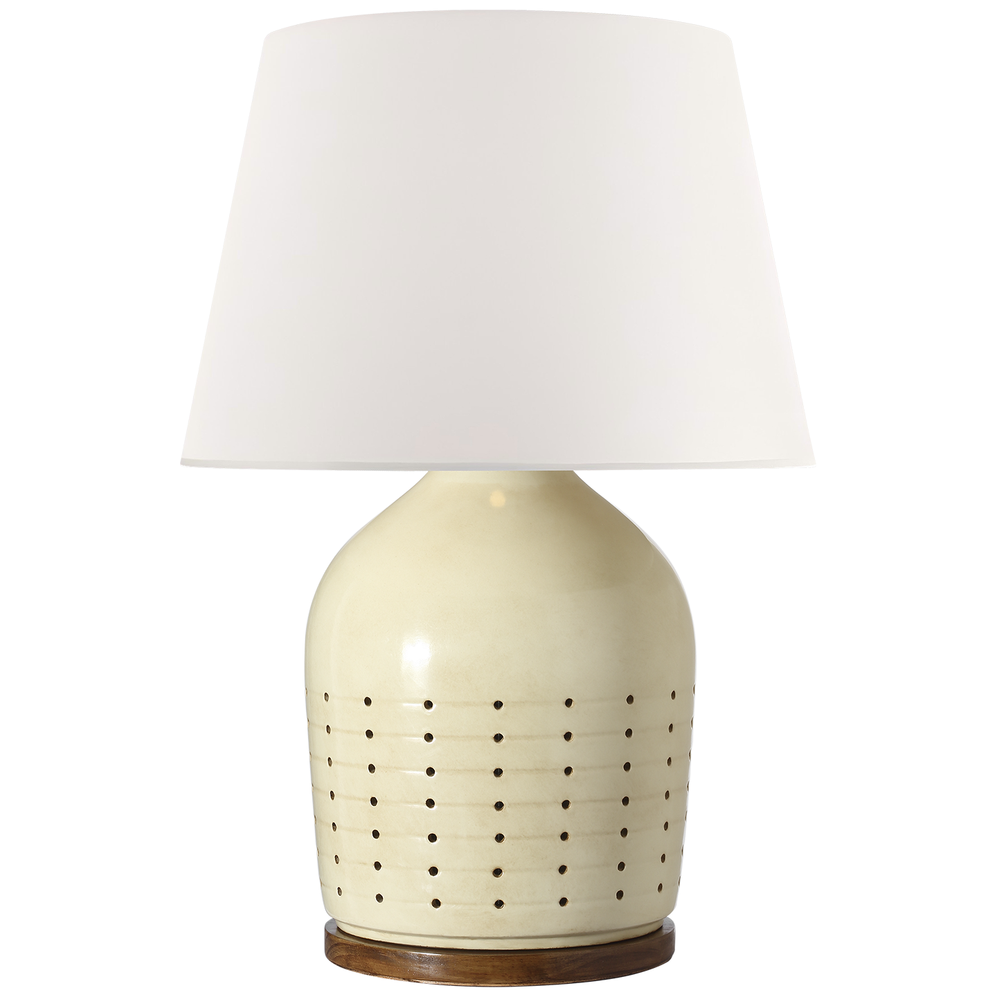 Halifax 28" Cordless Pierced Ceramic Table Lamp