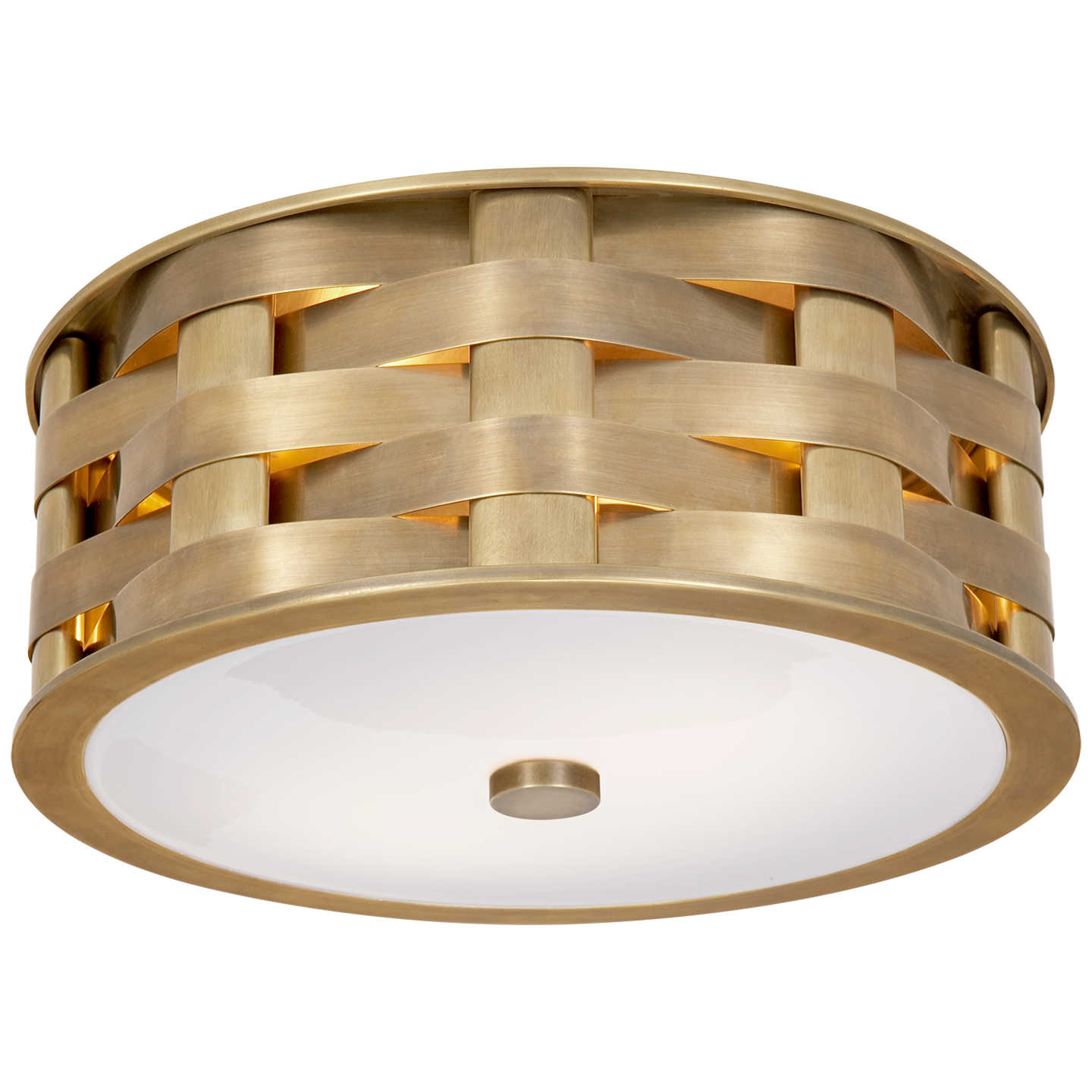 Ella Woven Small Flush Mount