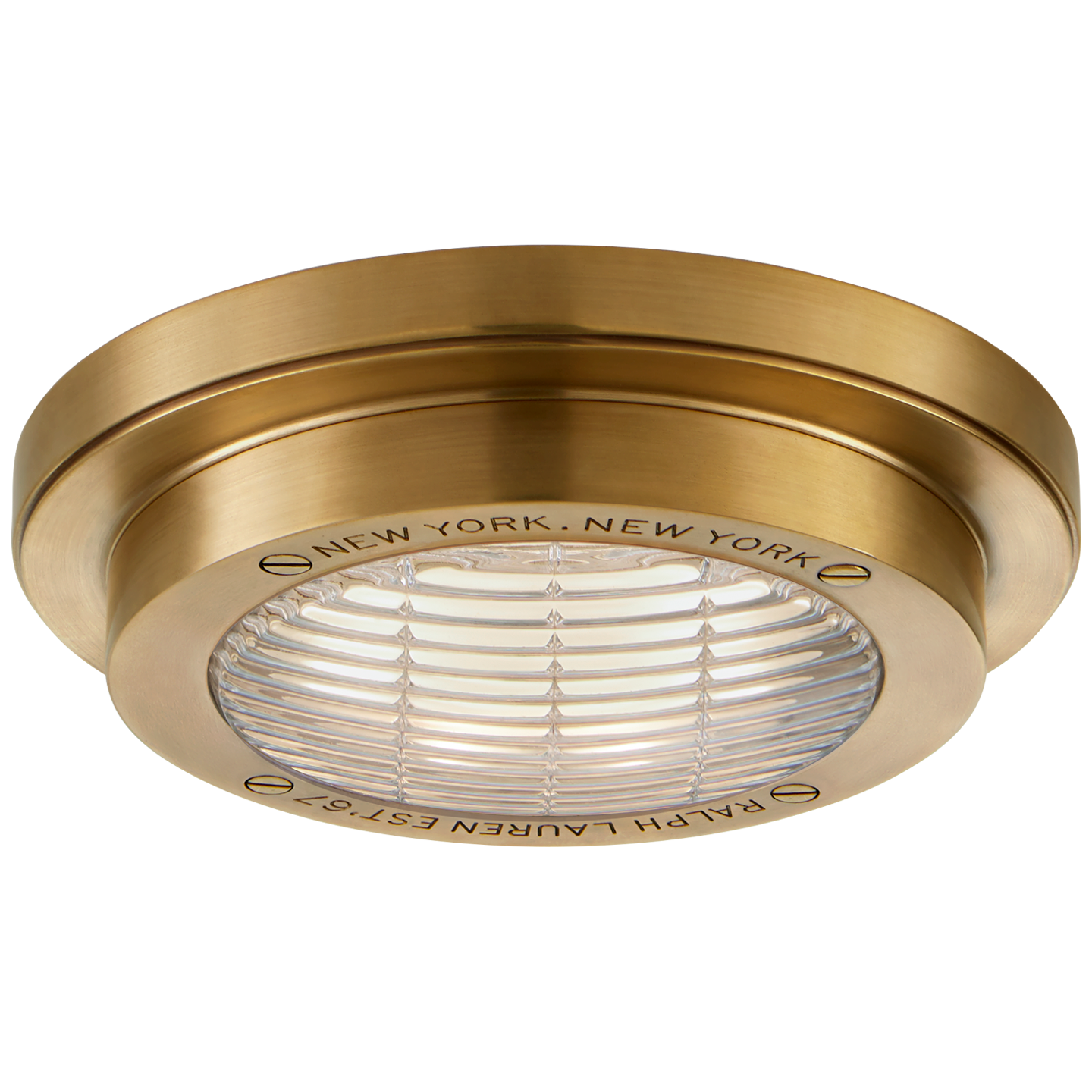 Grant 6.25" Solitaire Flush Mount