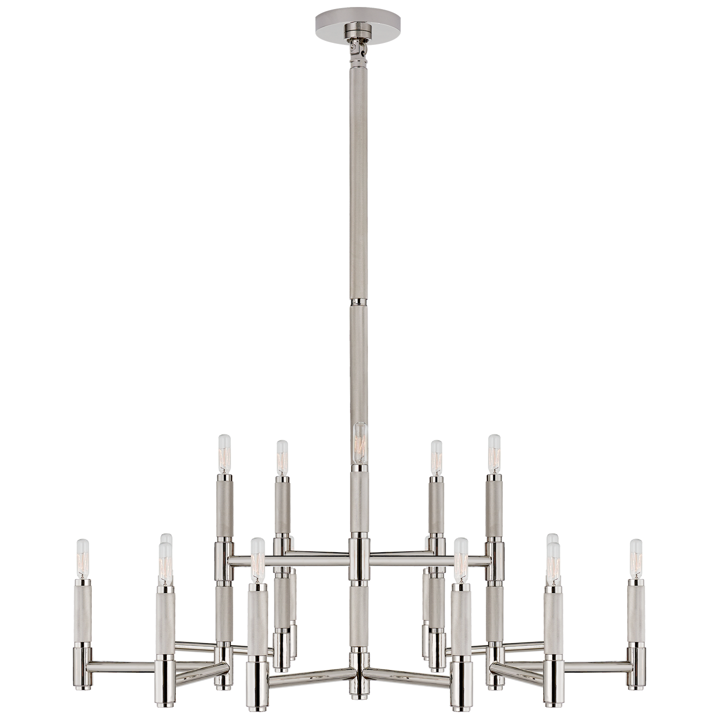 Barrett Large Knurled Chandelier