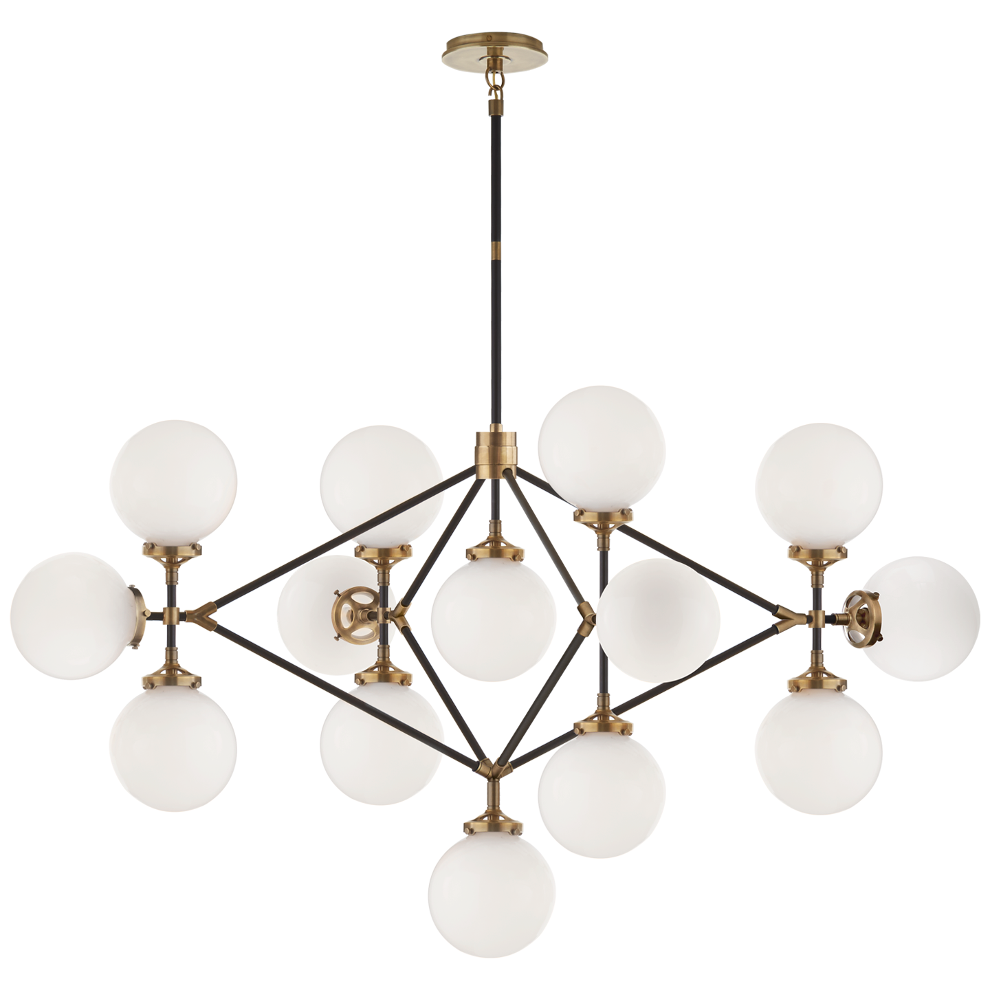 Bistro Four Arm Chandelier