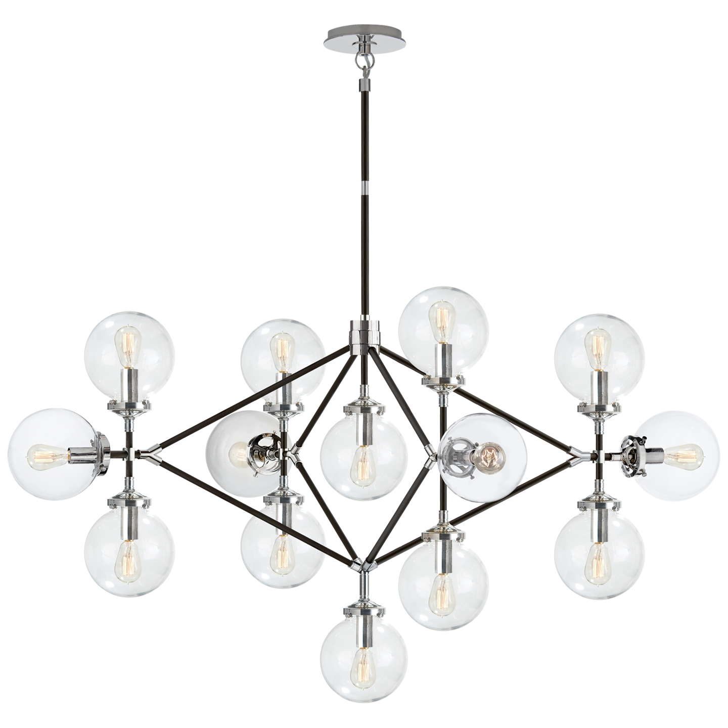 Bistro Four Arm Chandelier