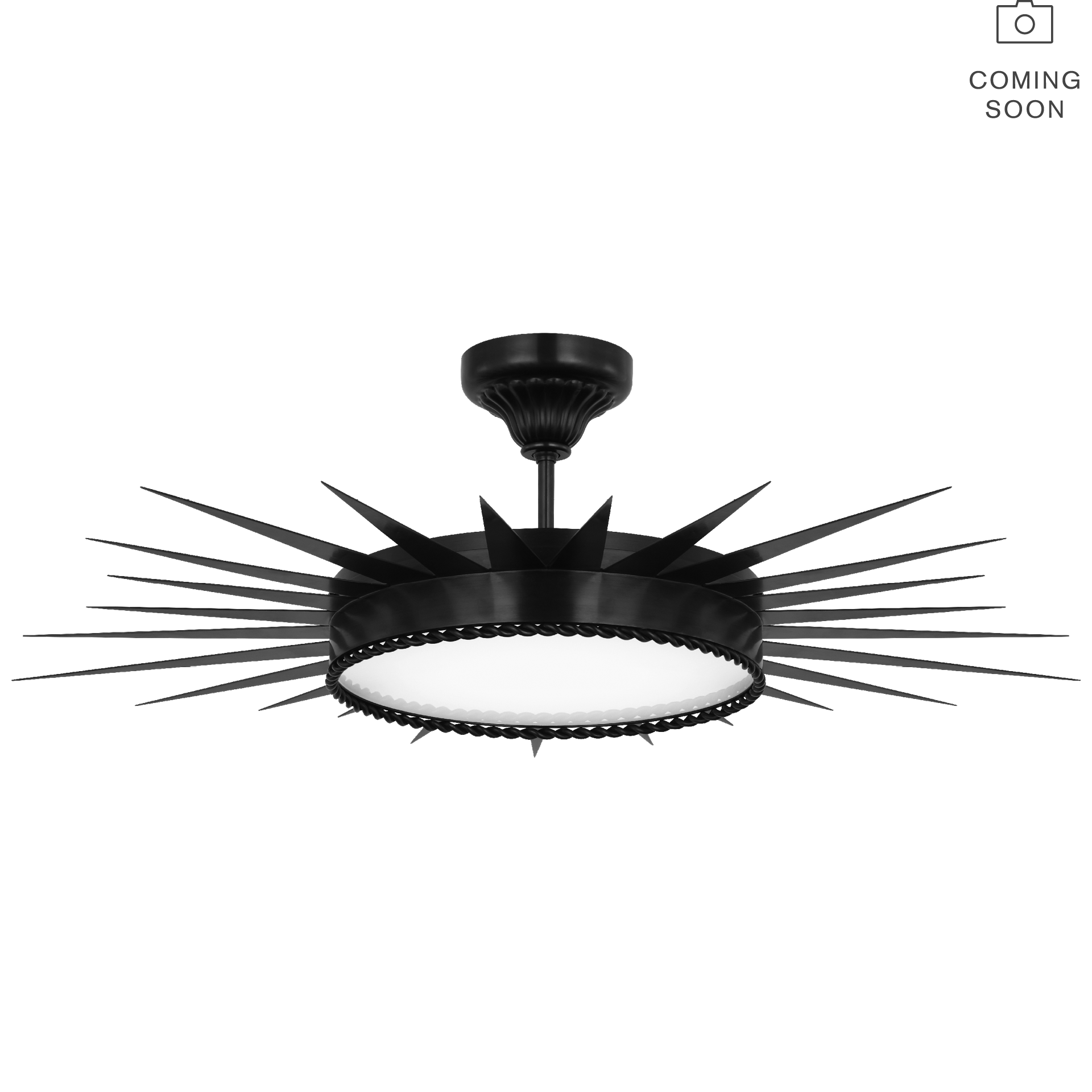 Soleil 36" Semi-Flush Mount