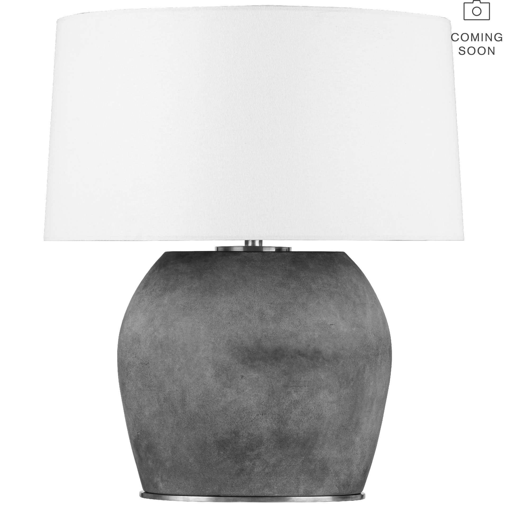 1969 26" Oval Form Table Lamp