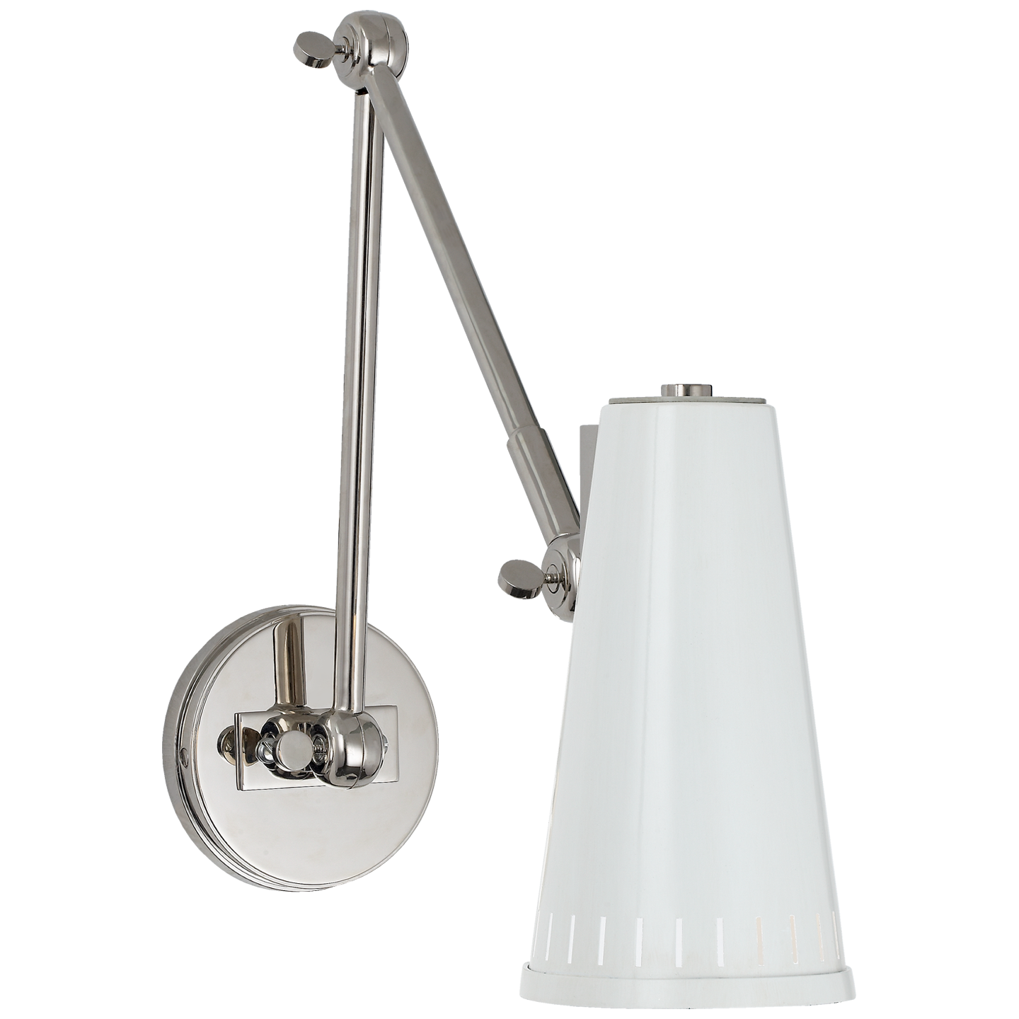 Antonio Adjustable Two Arm Wall Lamp