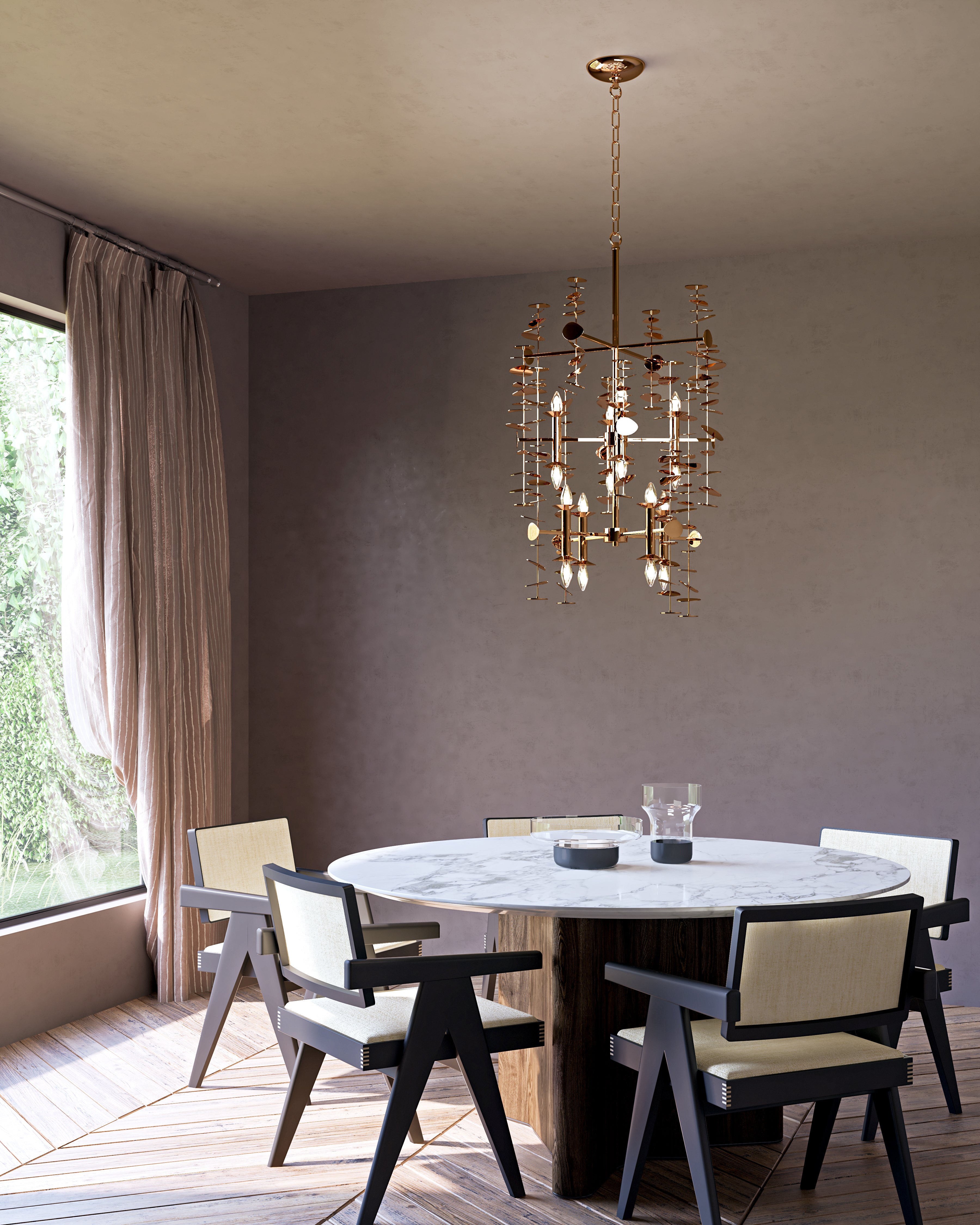 Yukari 41" 16 Lights Chandeliers