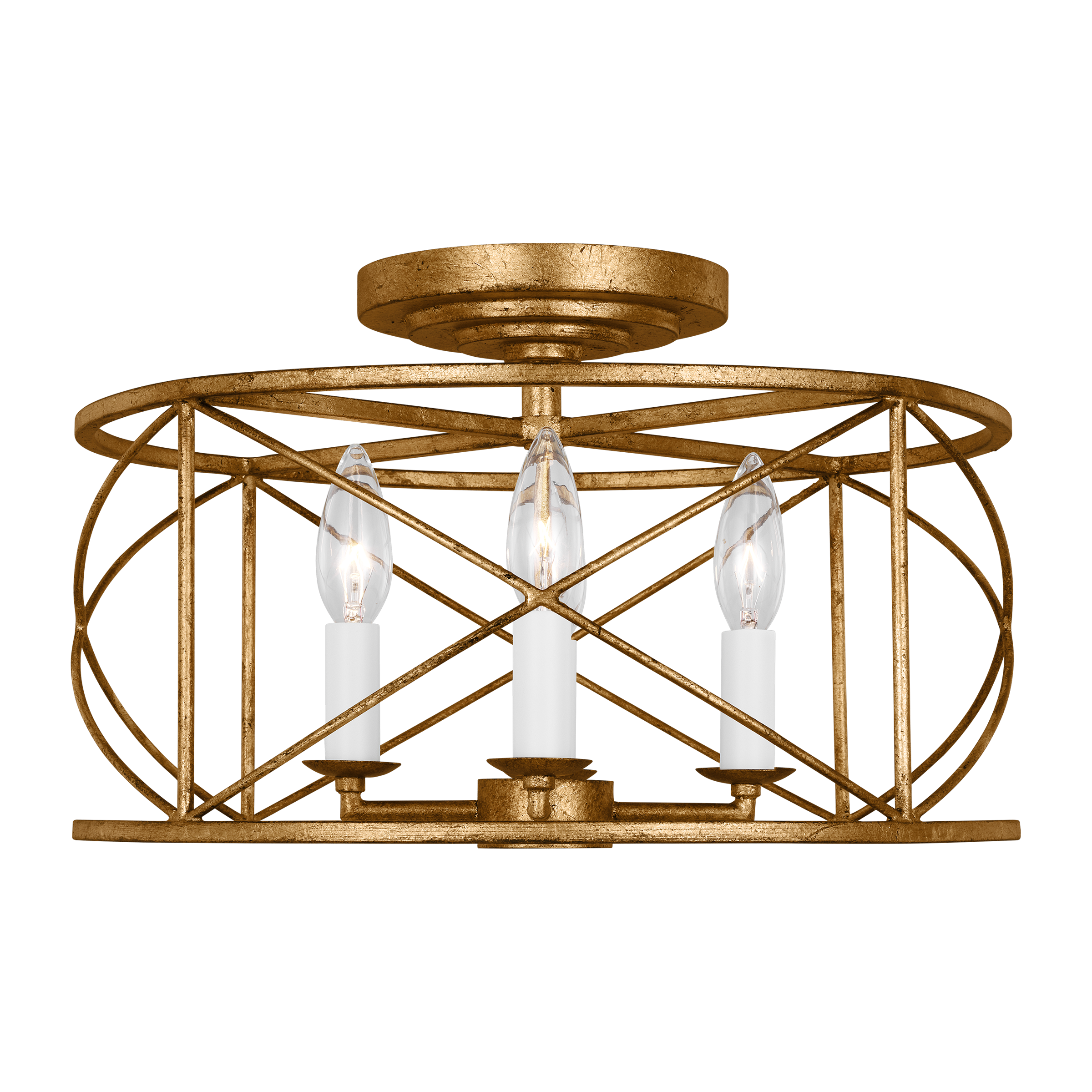 Beatrix Medium Semi-Flush Mount