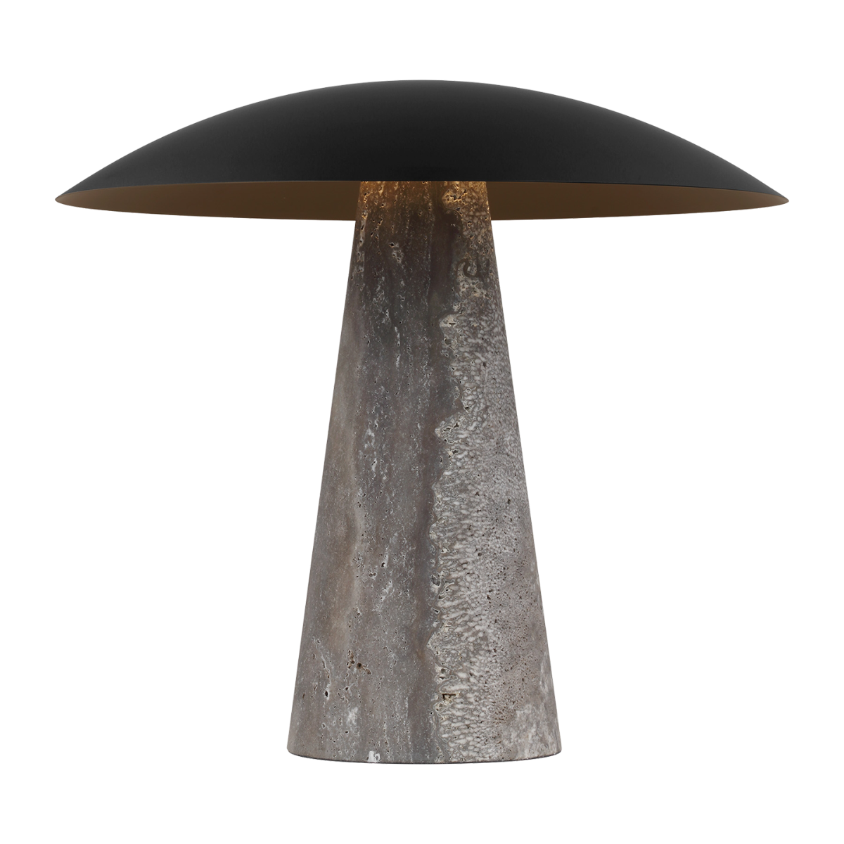 Aegis Medium Travertine Table Lamp