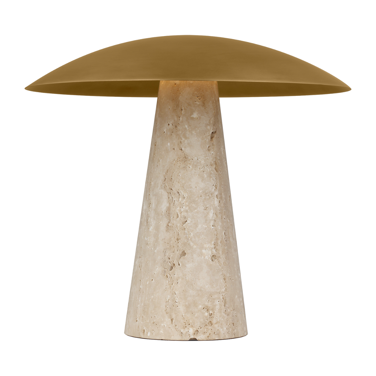 Aegis Medium Travertine Table Lamp