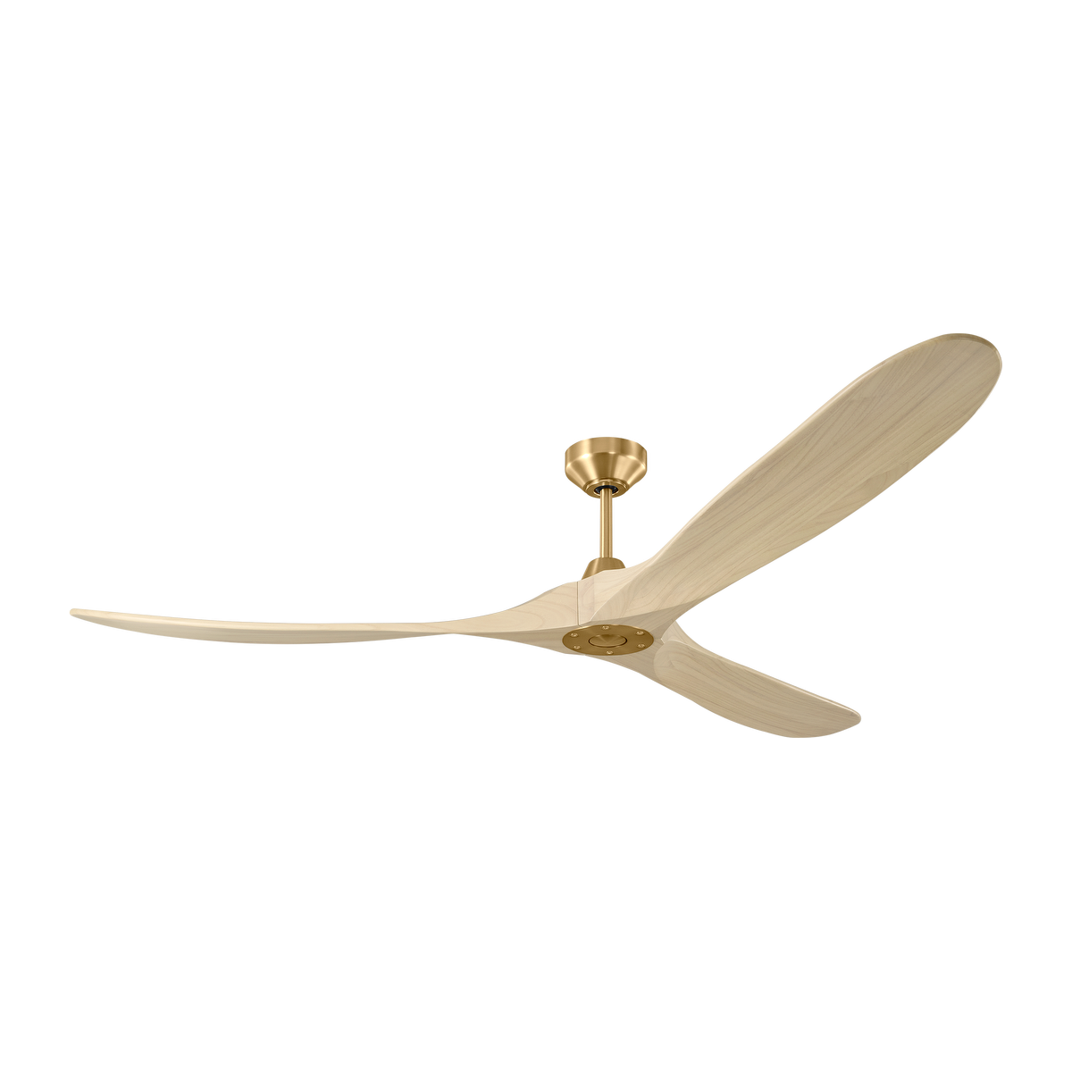 Maverick Smart 60 - Burnished Brass w Washed White Oak Blades