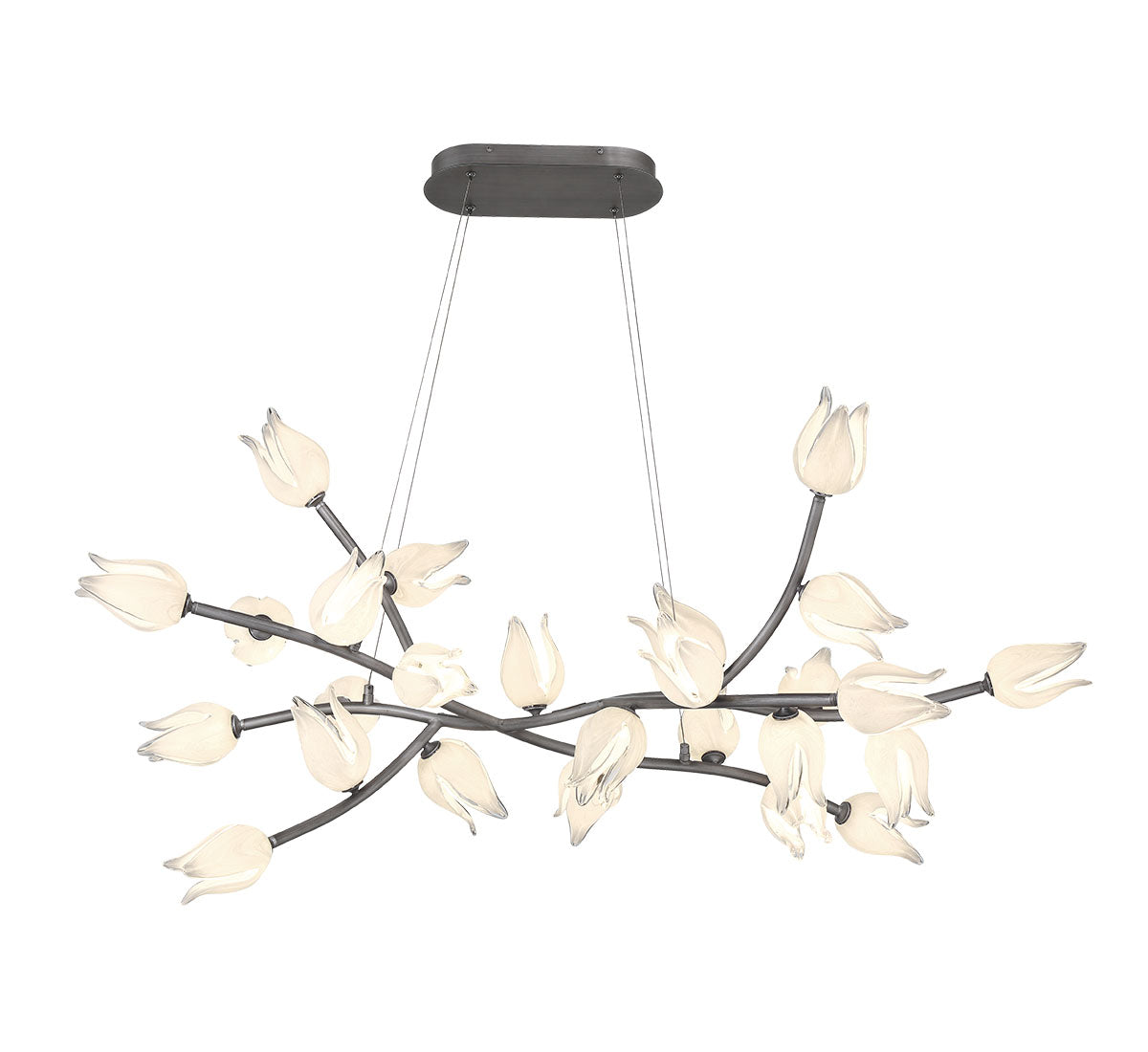 Belluno 26 Light Oval LED Chandelier