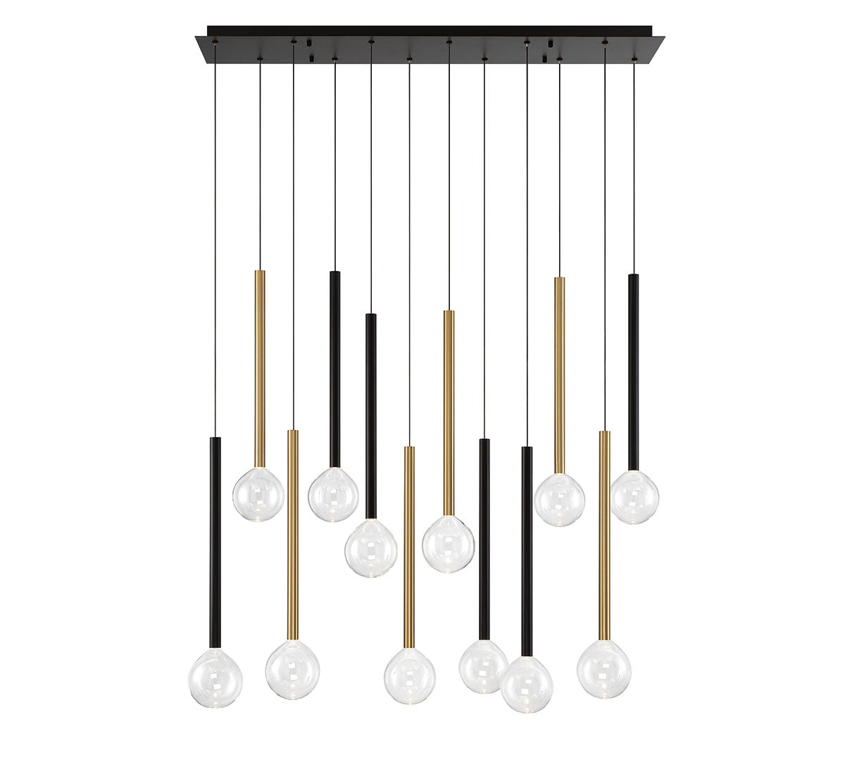 Positano 12 Light Linear LED Chandelier
