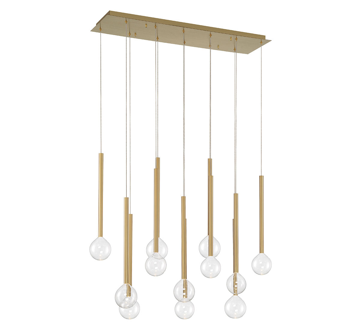 Positano 12 Light Linear LED Chandelier