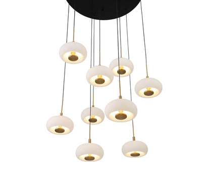 Adelfia 9 Light Round LED Chandelier