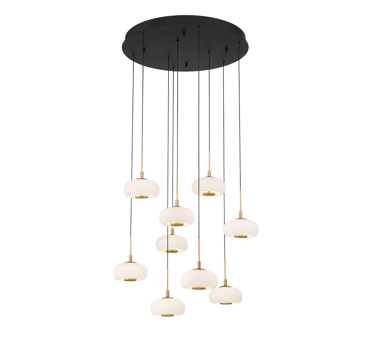 Adelfia 9 Light Round LED Chandelier