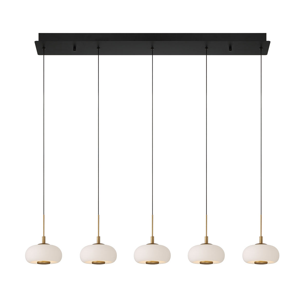 Adelfia 5 Light Linear LED Chandelier
