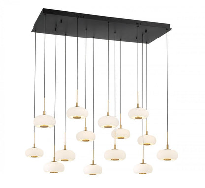 Adelfia Rectangular LED Chandelier