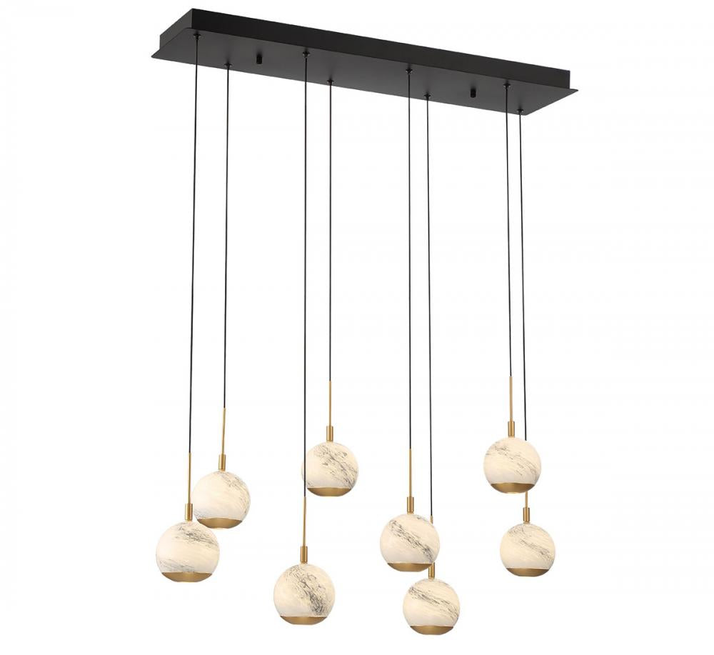 Baveno Rectangular LED Chandelier