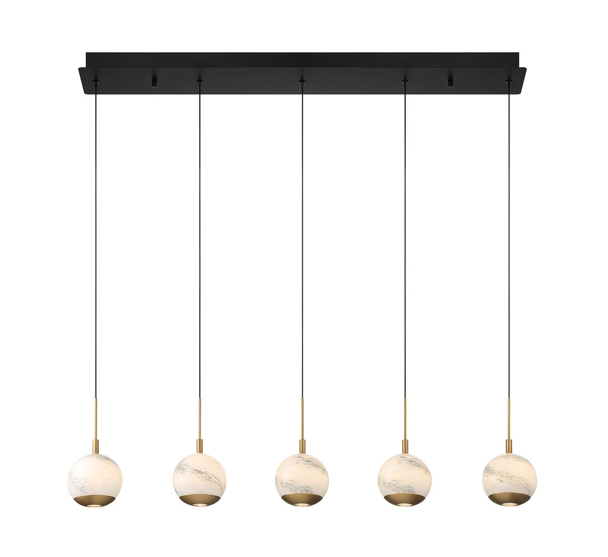 Baveno 5 Light Linear LED Chandelier