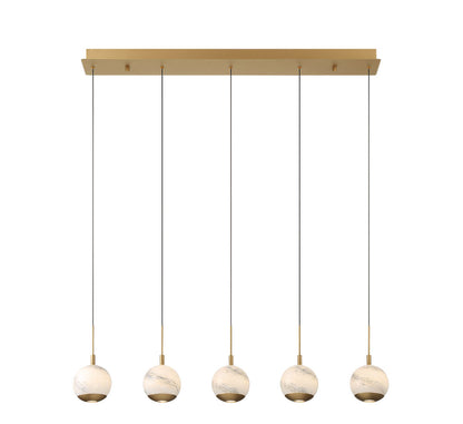 Baveno 5 Light Linear LED Chandelier