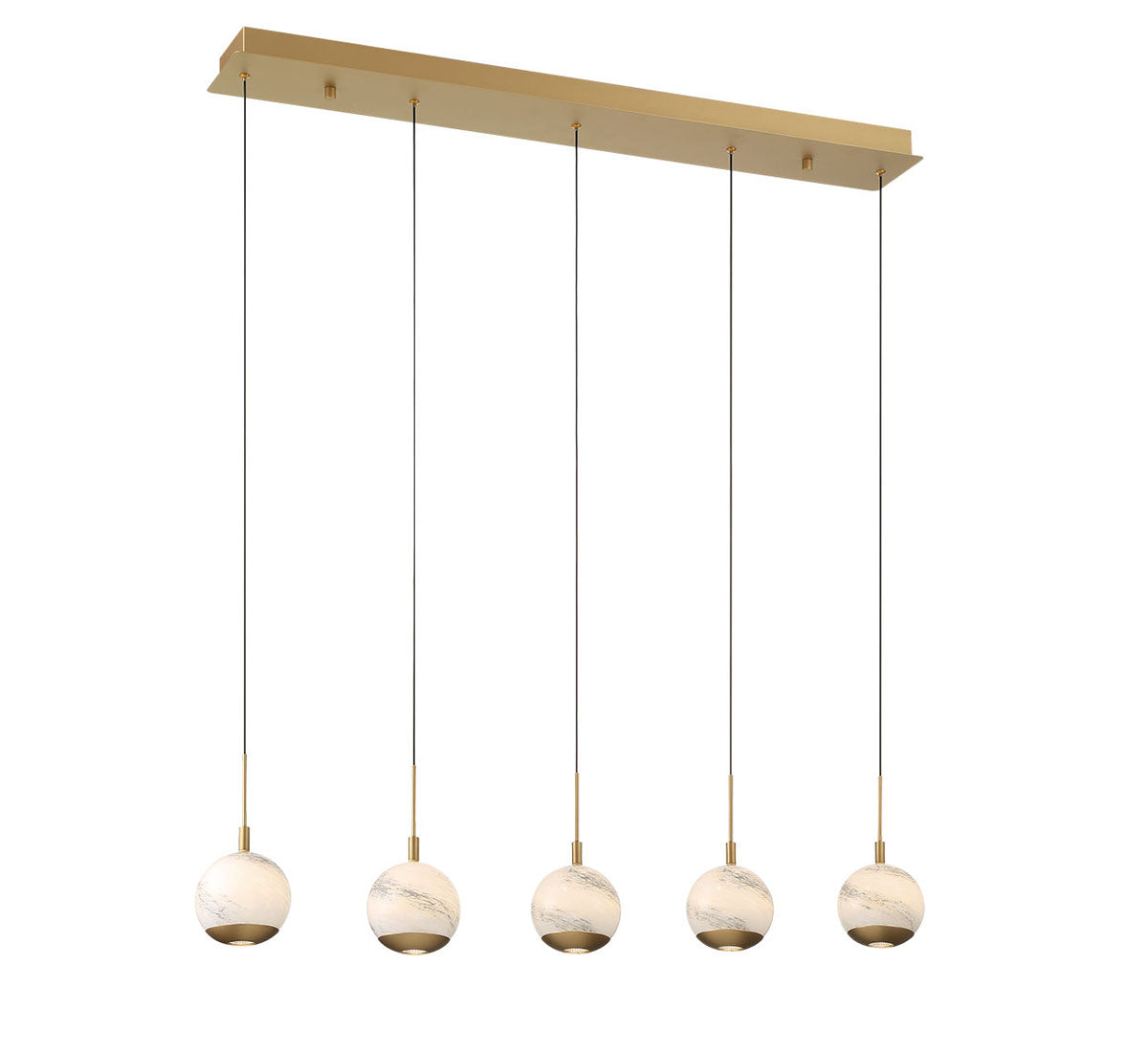 Baveno 5 Light Linear LED Chandelier