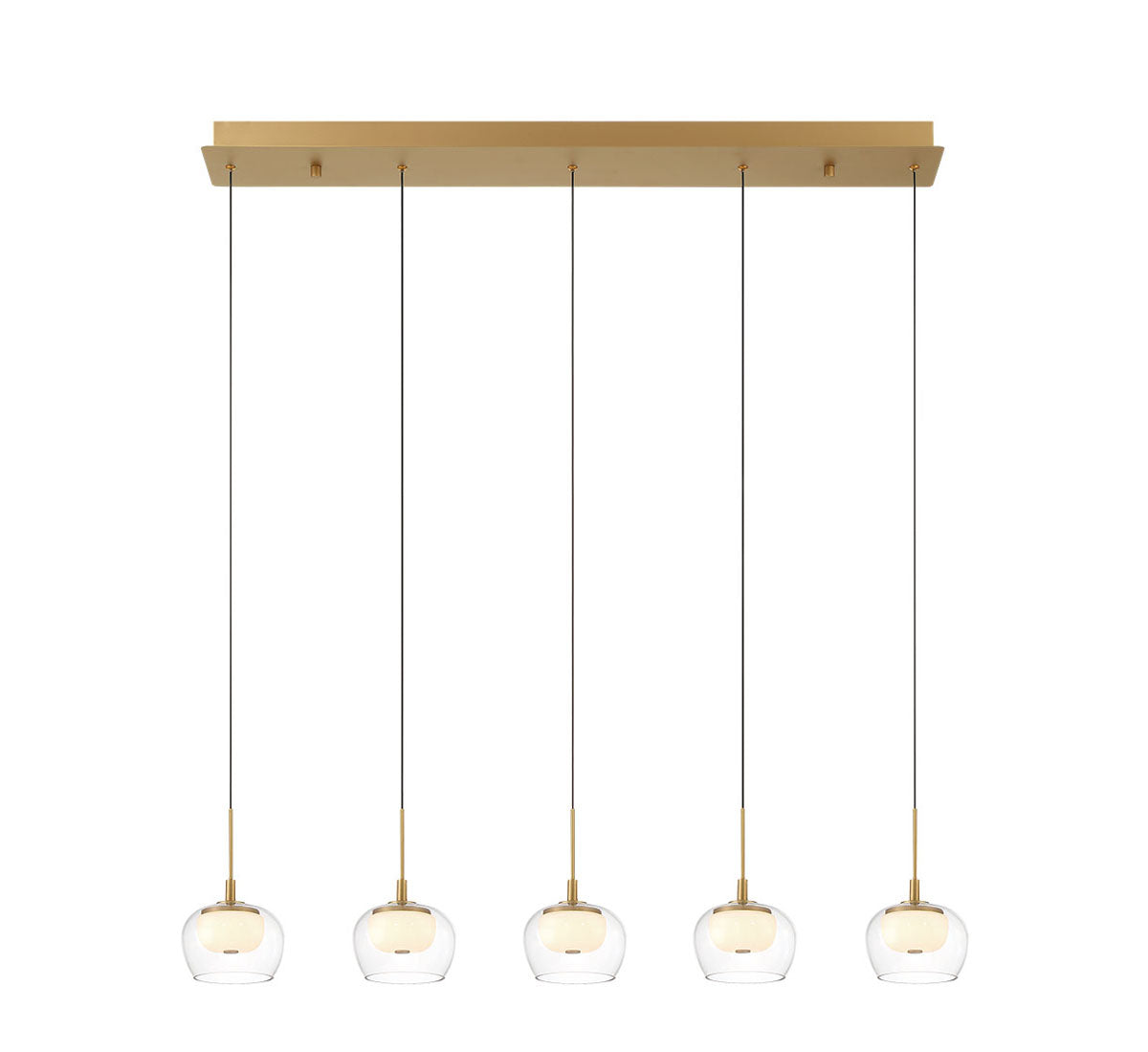 Manarola 5 Light Linear LED Chandelier