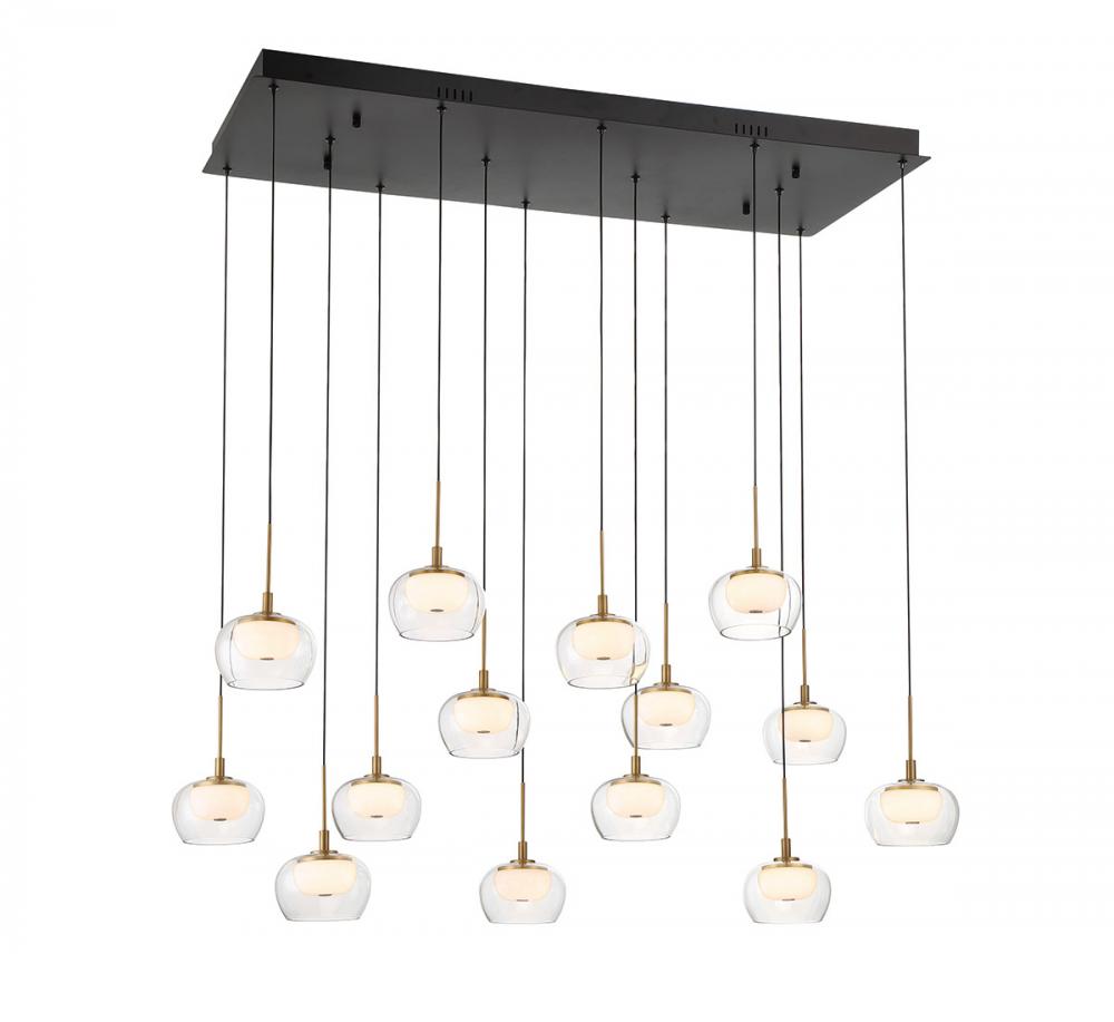 Manarola Rectangular LED Chandelier