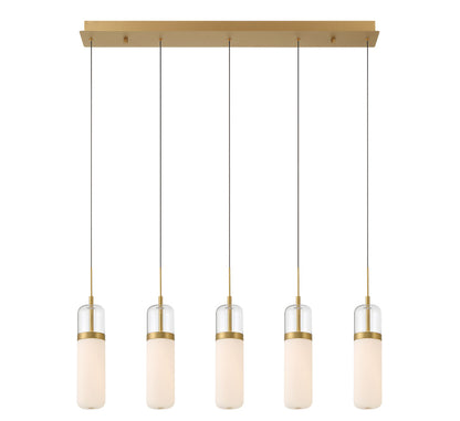 Verona 5 Light Linear LED Chandelier