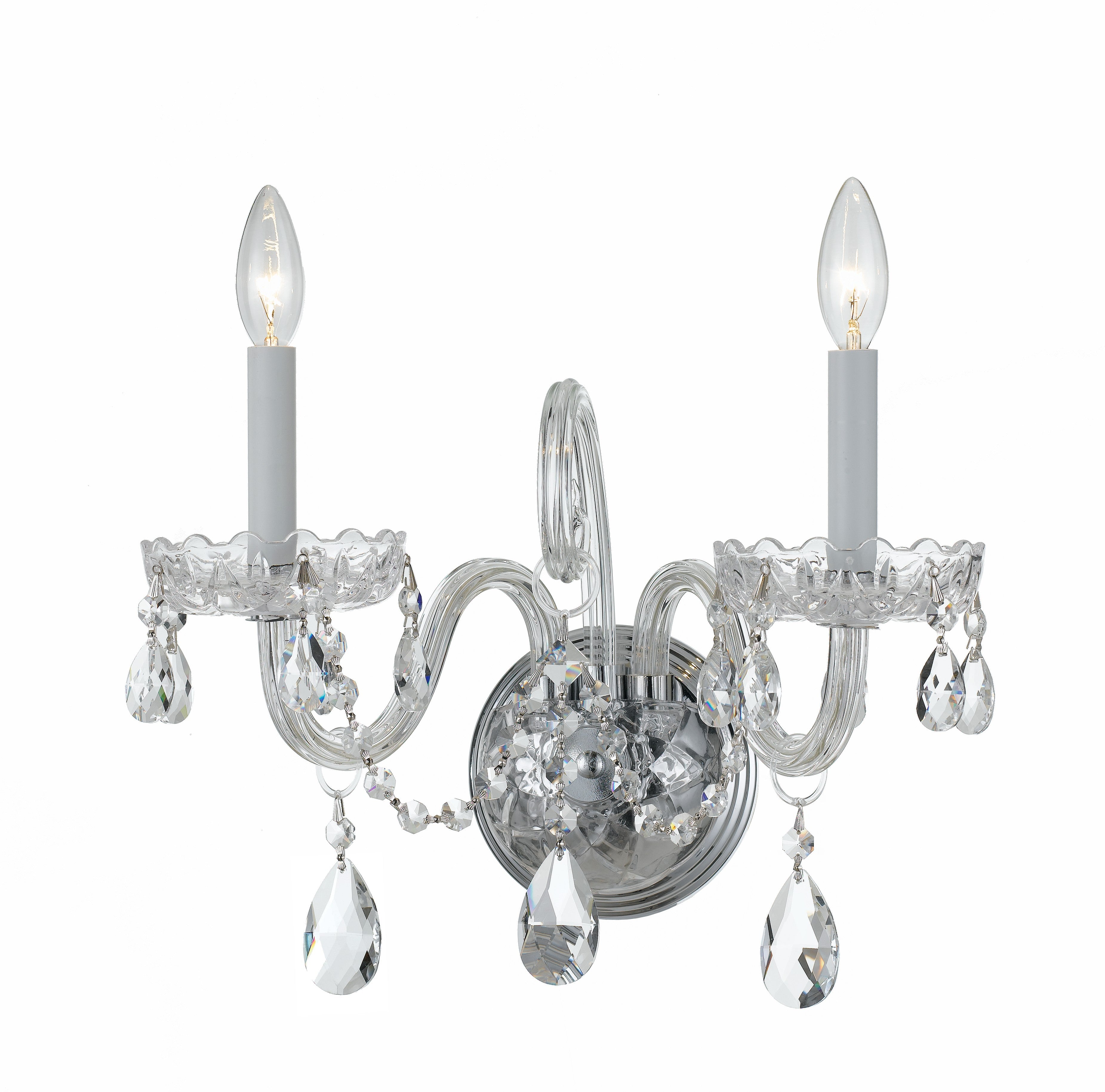Traditional Crystal 15'' Sconce