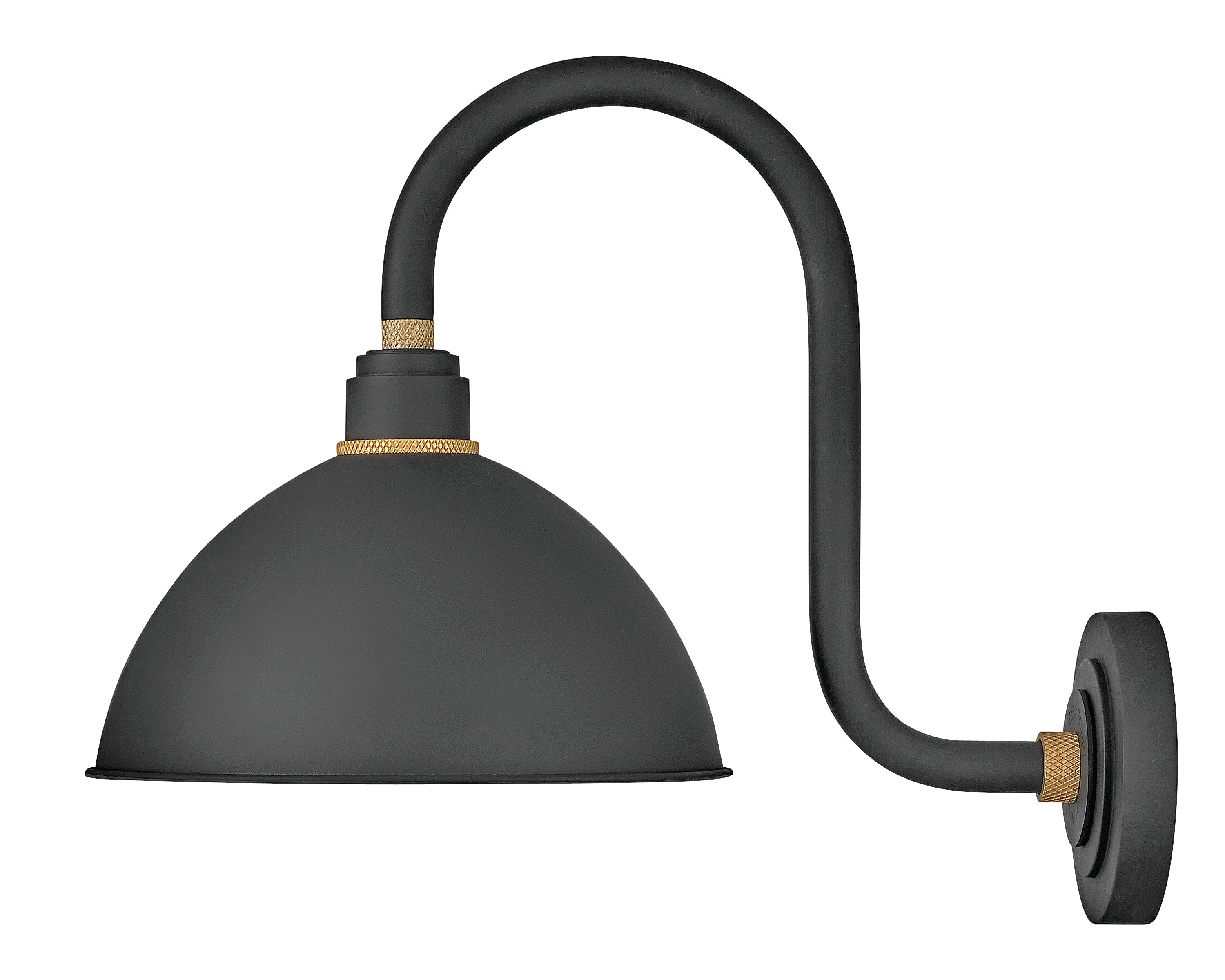 Foundry Dome Medium Tall Gooseneck Barn Light