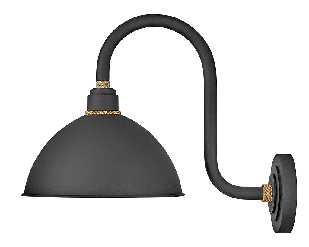 Foundry Dome Tall Gooseneck Barn Light