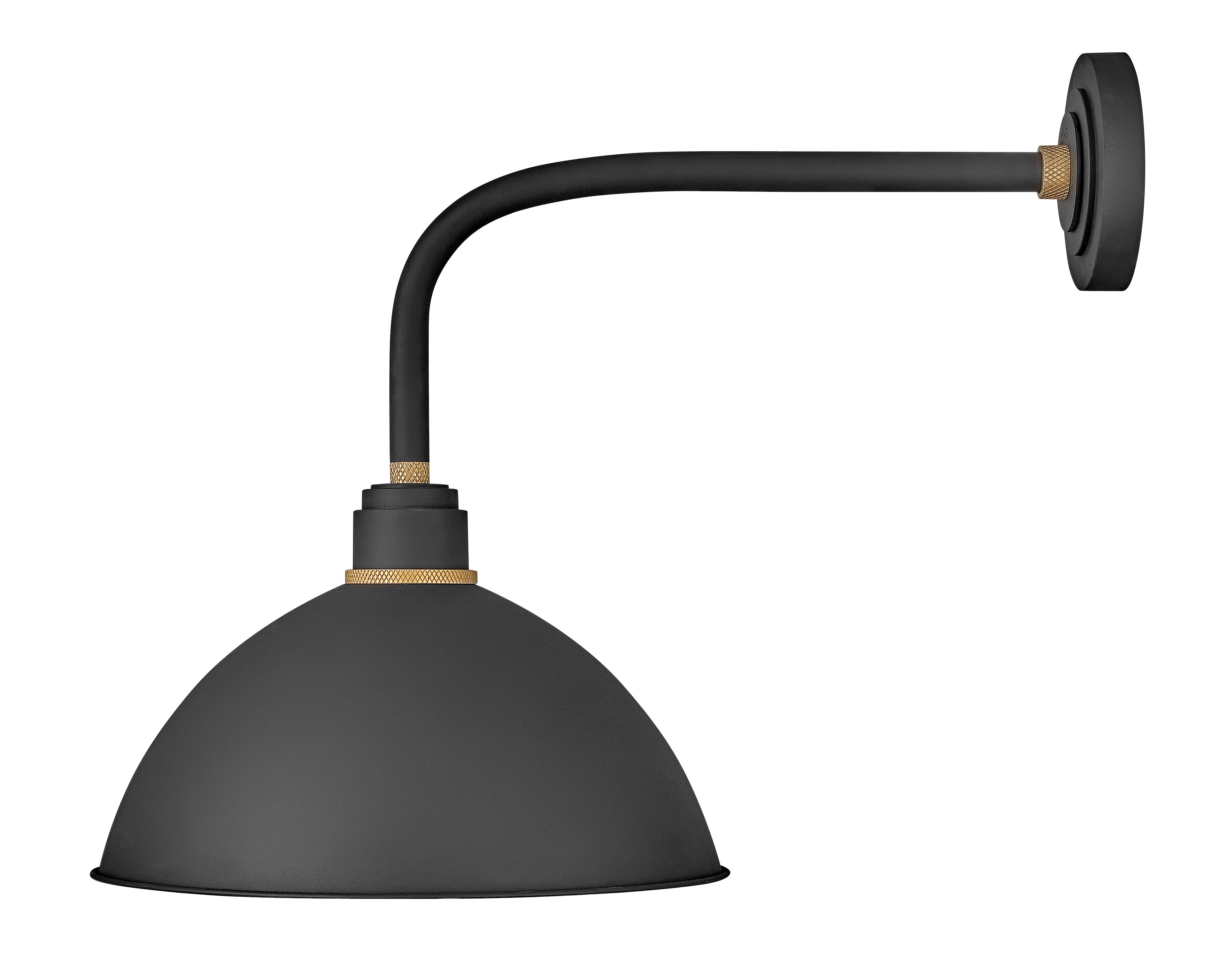 Foundry Dome Medium Straight Arm Barn Light