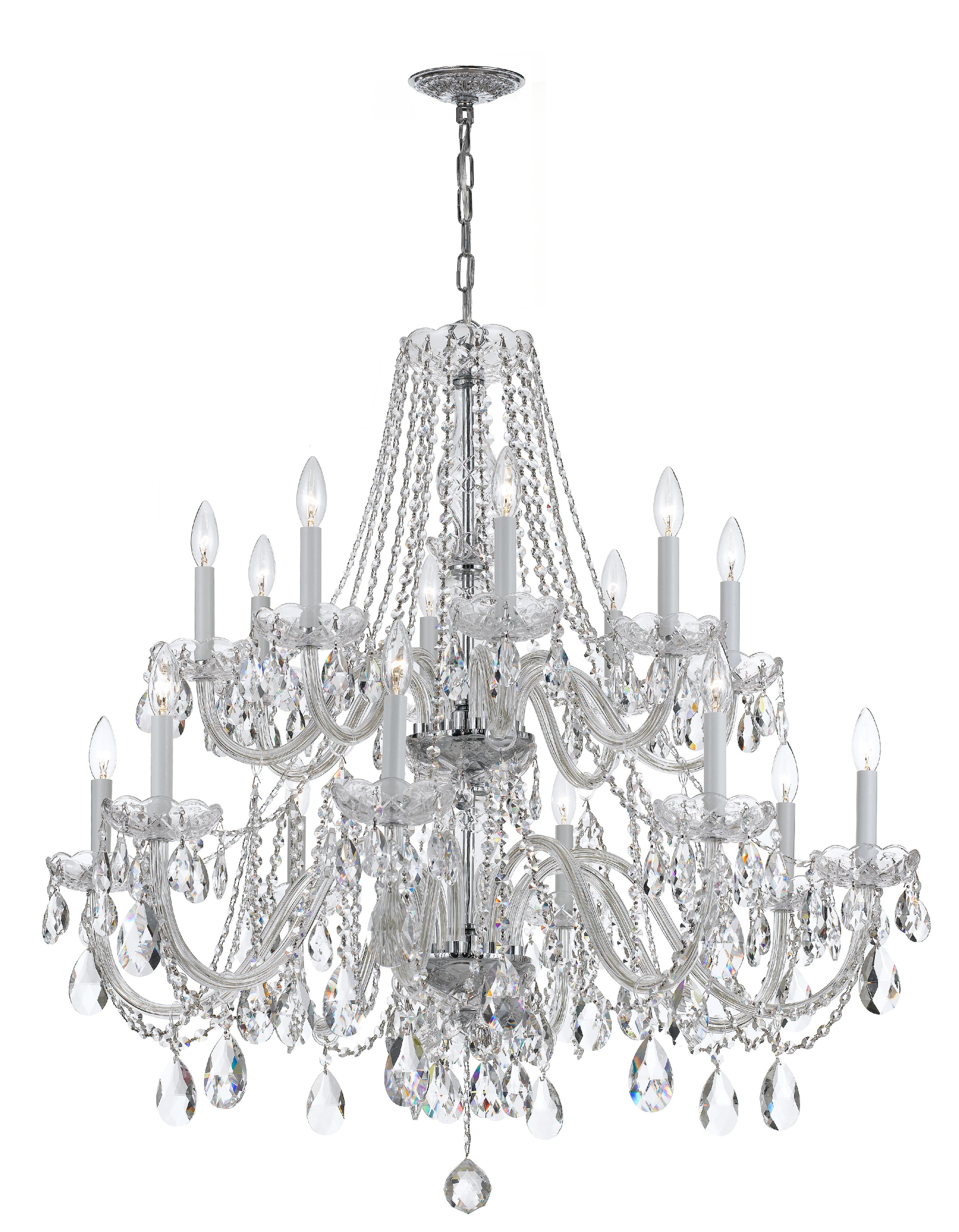 Traditional Crystal 37'' Chandelier