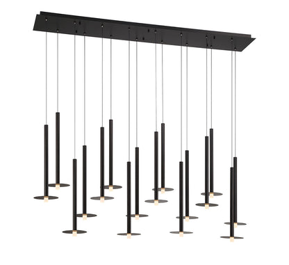 Piatto 16 Light Linear LED Chandelier