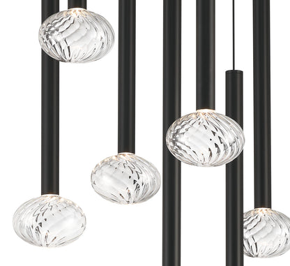Soffio 11 Light Round LED Chandelier